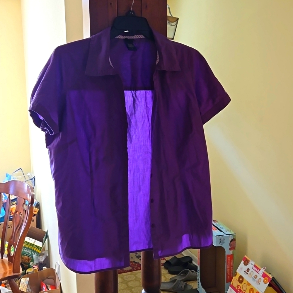 Basic Editions women's blouse 1X